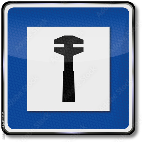 Schild 318