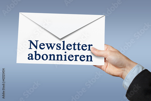 Newsletter abonnieren Umschlag