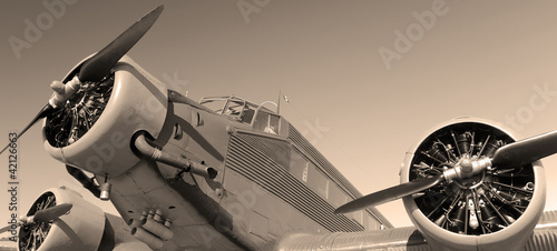 détail junker 52 vintage