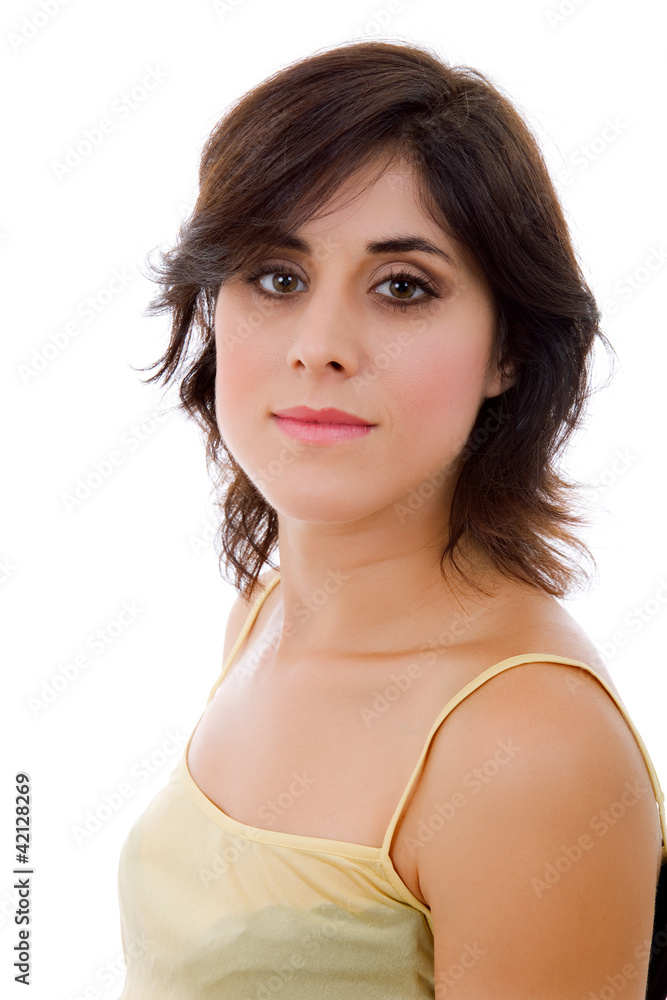 happy beautiful woman