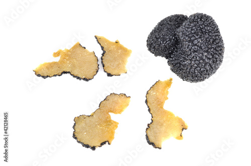 Italian black truffle photo