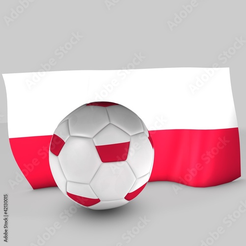 bal  n y bandera polonia