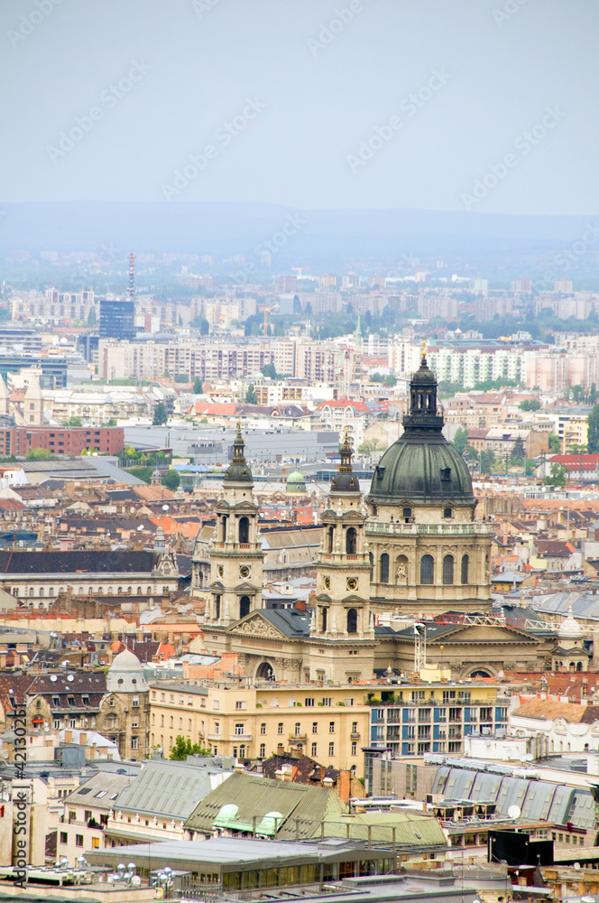 Fototapeta premium cityscape St. Stephen's Cathedral Budapest Hungary