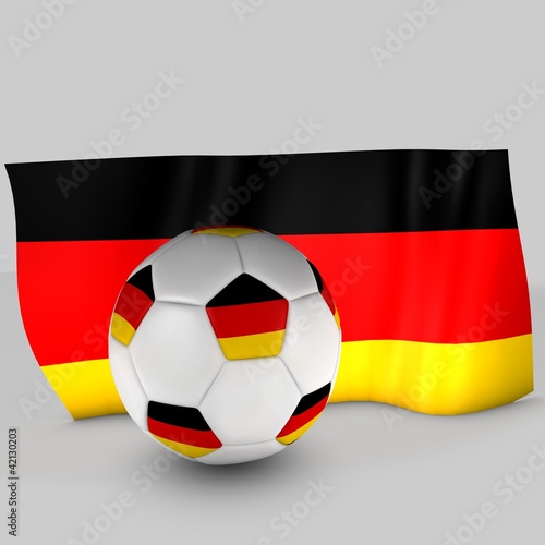 bal  n y bandera alemania