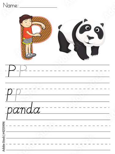 Alphabet worksheet