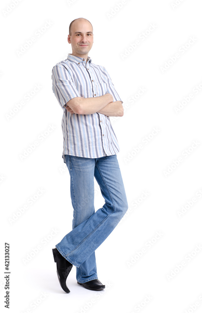Full length portrait of a stylish young man standing Full length portrait of a stylish young man standing