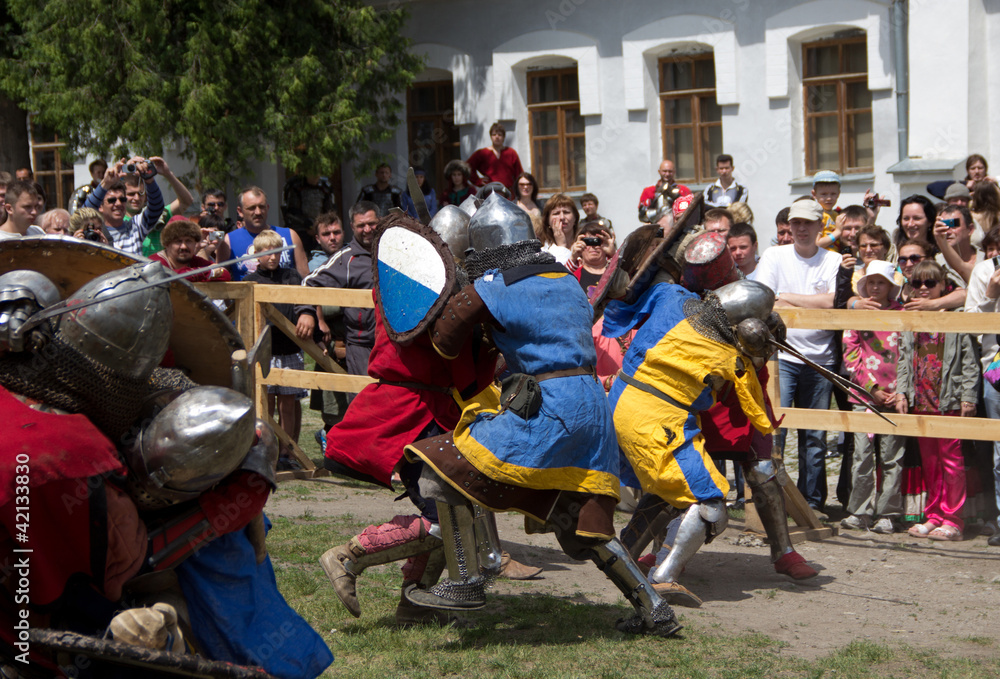 KAMYANETS-PODILSKY- JUNE 2: Forpost  Medieval Festival, Ukraine