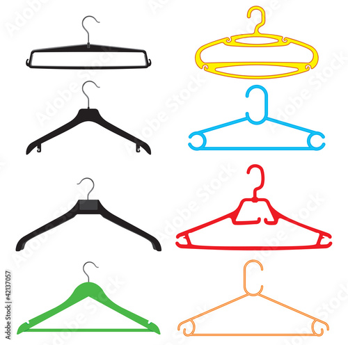 Set of coat hangers