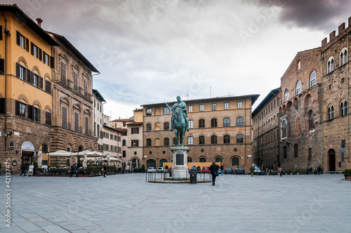Fotografie Piazza della signoria à Florence en Toscane en Italie