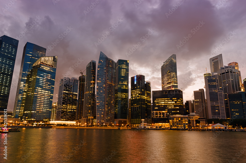 Naklejka premium singapore