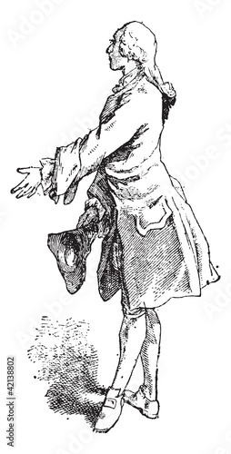 Jerkin, vintage engraving