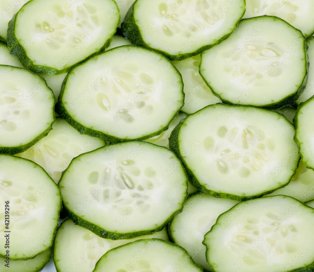 Green cucumber background Green cucumber background