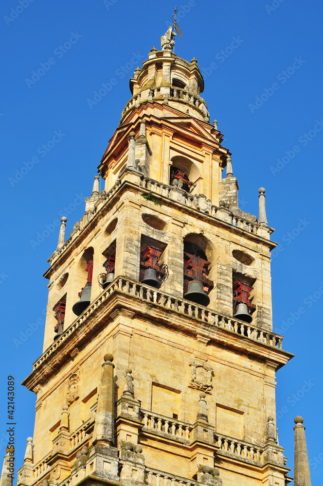 bell tower of Cathedral-Mosque of Cordoba, Spain