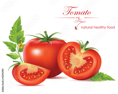 Vector illustration. Tomatoes.