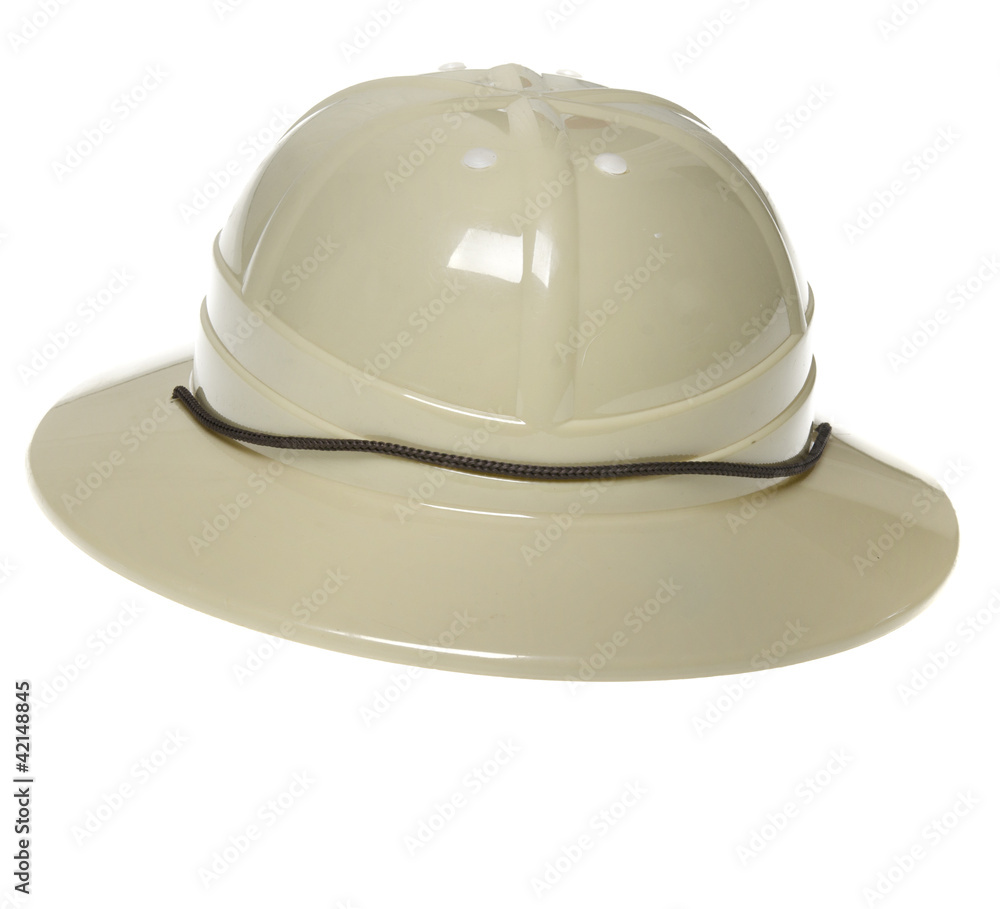 Safari hat isolated against white Safari hat isolated against white