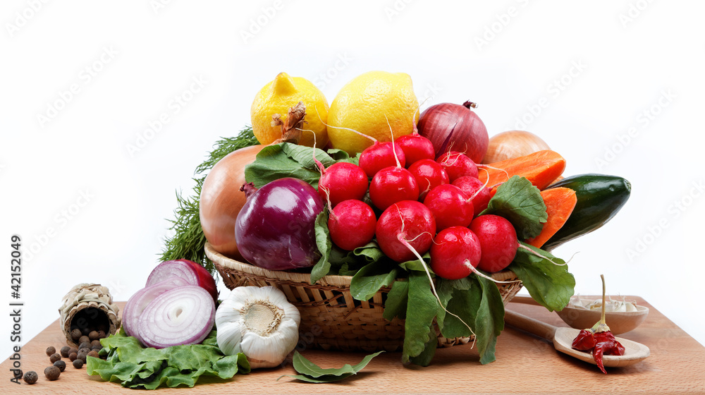 Healthy food. Fresh vegetables and fruits on a wooden board. Healthy food. Fresh vegetables and fruits on a wooden board.