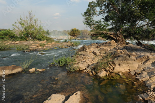 Cascate Don Phapheng sul fiume Mekong in Laos