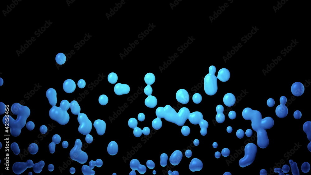 Fluid Bubbles particles
