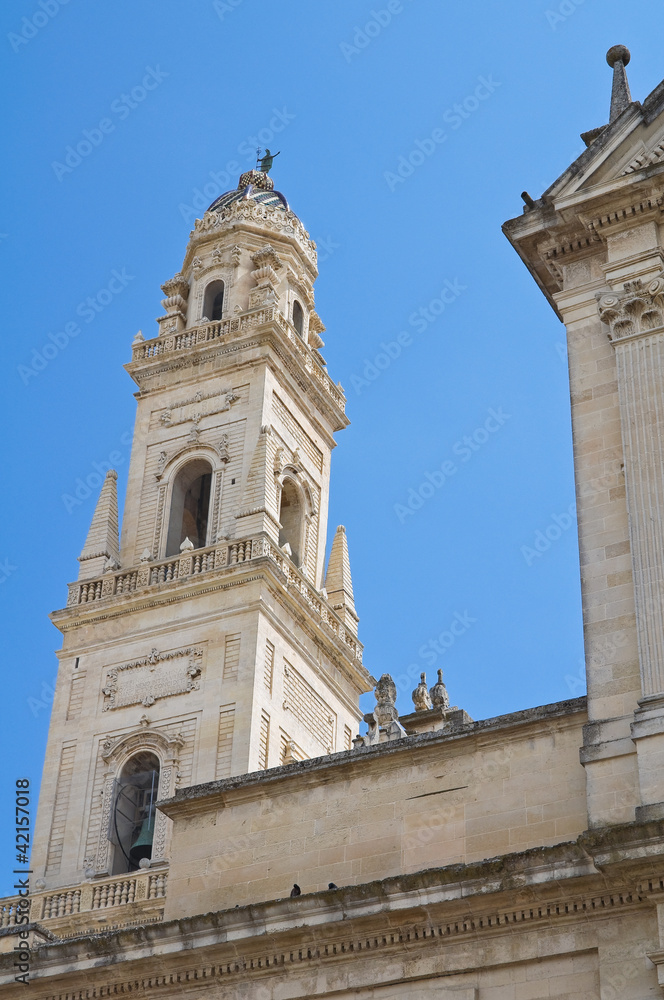 Cathedral Belltower. Lecce. Puglia. Italy.