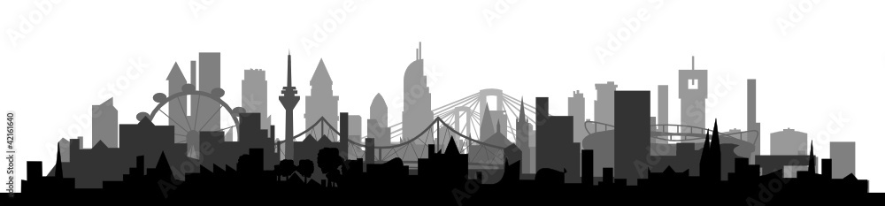 Fototapeta premium Metropole Skyline