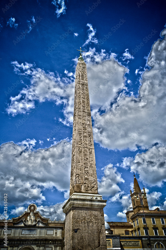 Obelisk in Piazza del Popolo, Rome