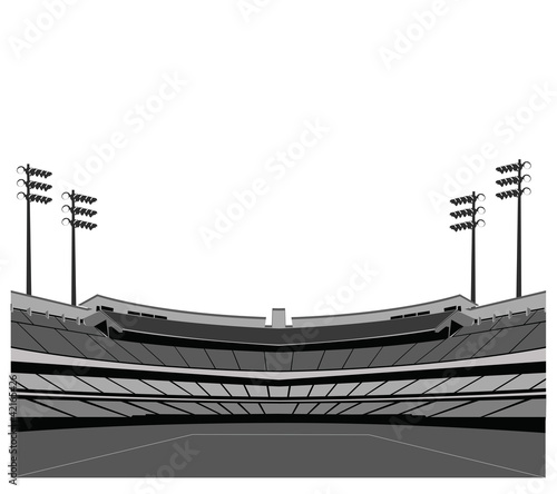 Stadium background . Vector illustration.