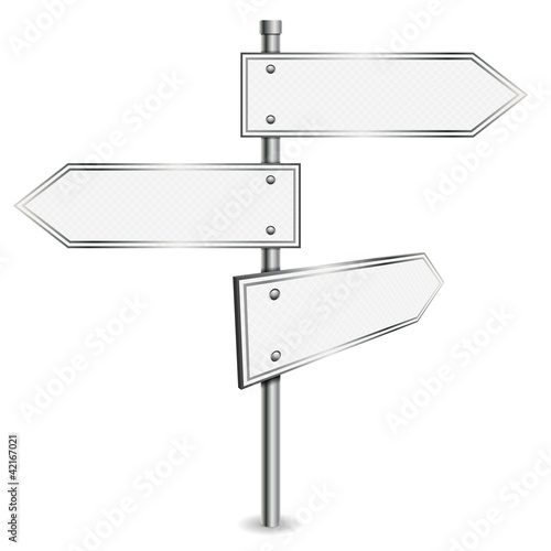 Pole with Road Signs