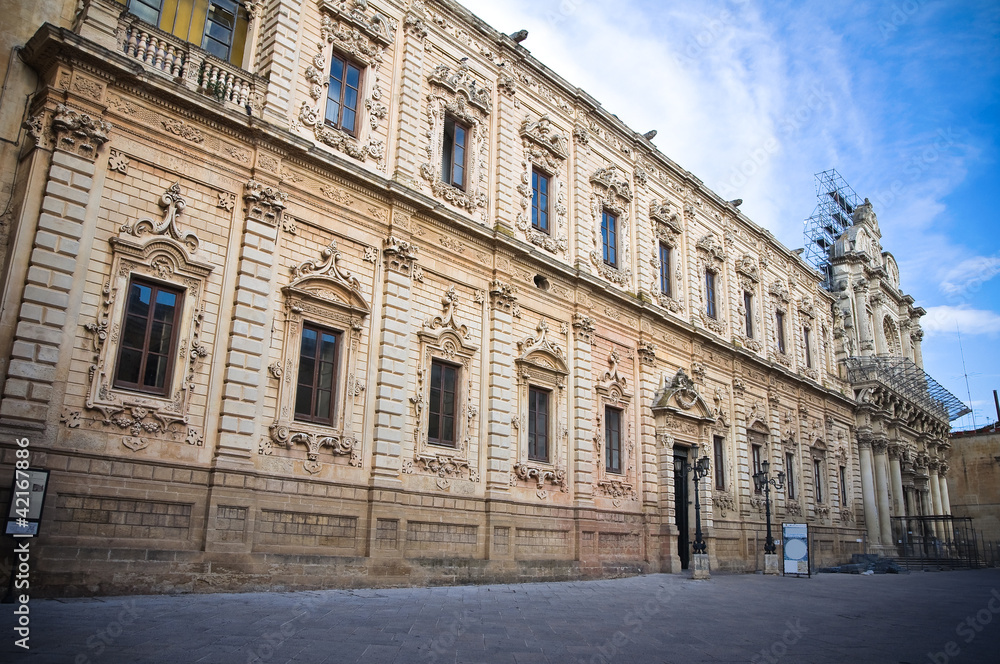 Celestines' palace. Lecce. Puglia. Italy.