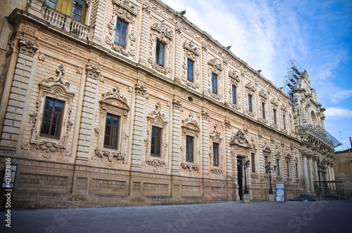 Celestines' palace. Lecce. Puglia. Italy. photo