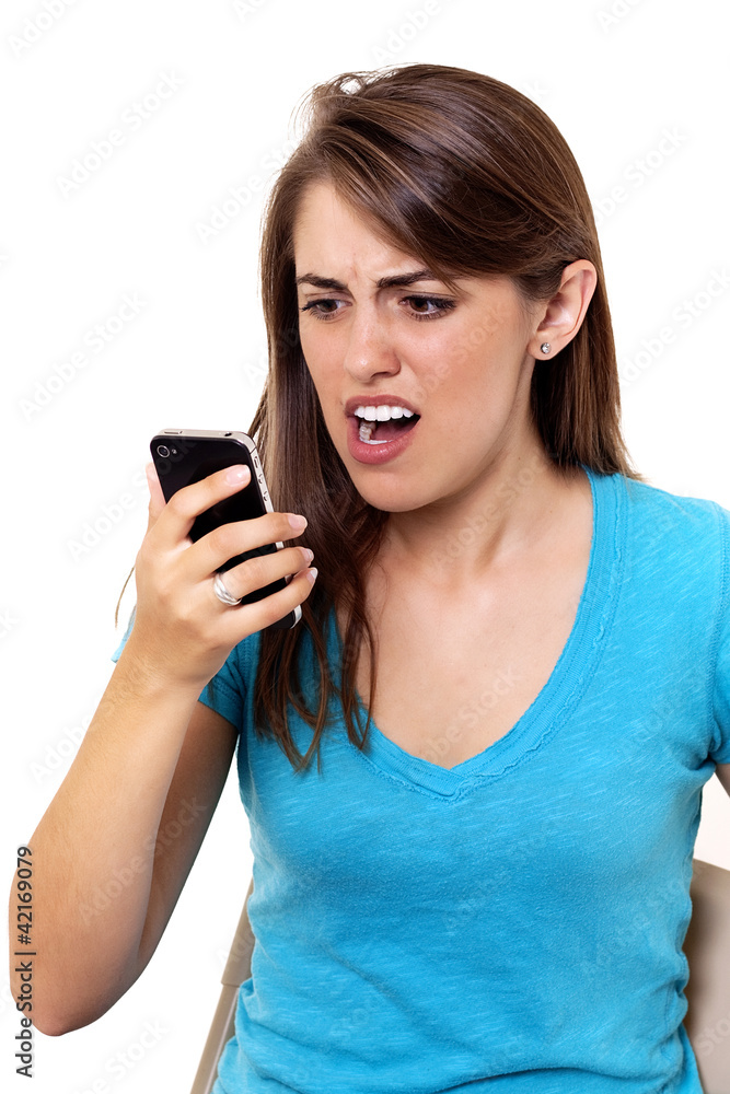 angry girl on phone angry girl on phone