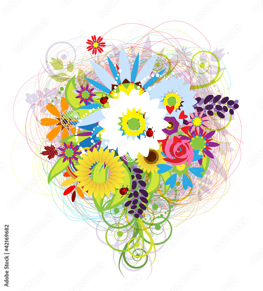 Floral bouquet for your design Floral bouquet for your design