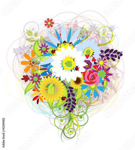 Floral bouquet for your design