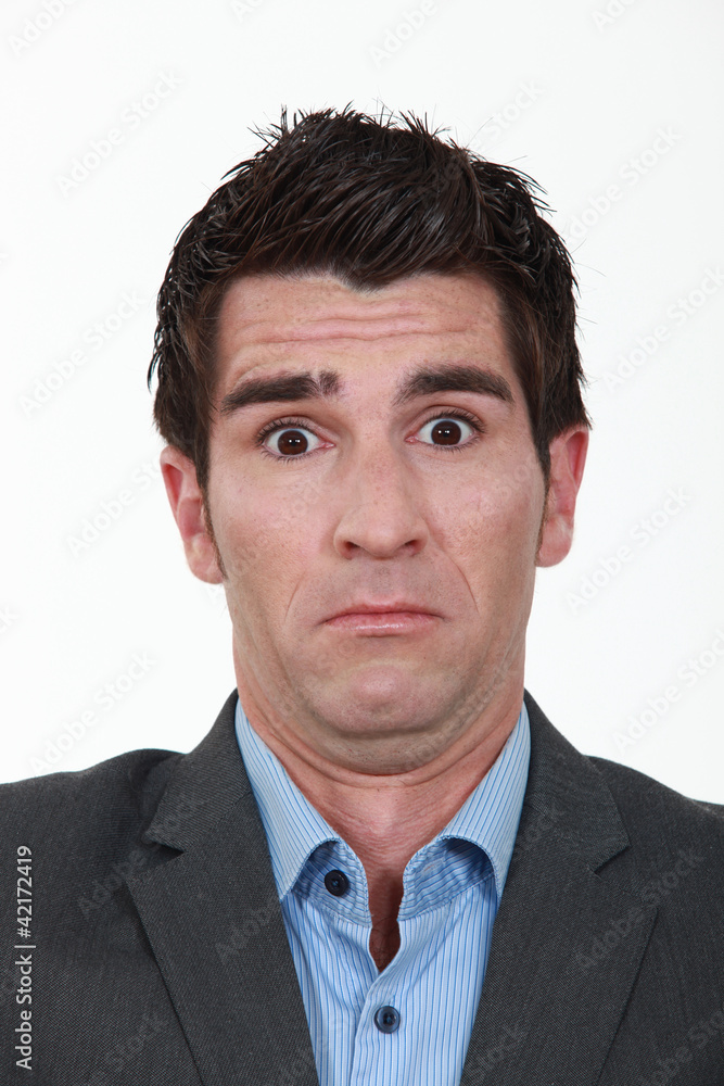 Amazed businessman Amazed businessman
