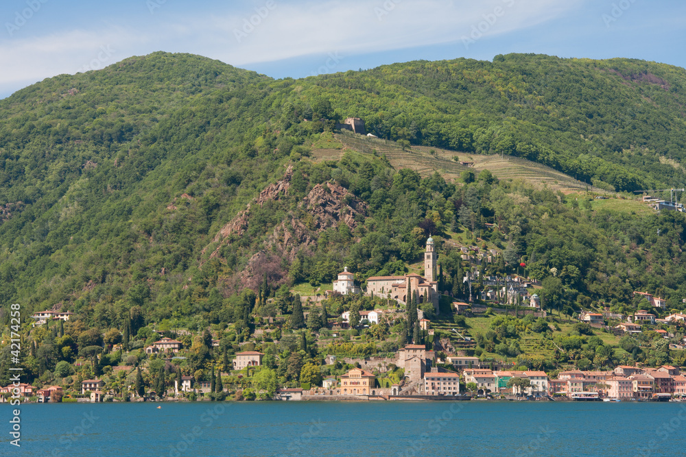 Morcote, Lake Lugano, Switzerland, Europe