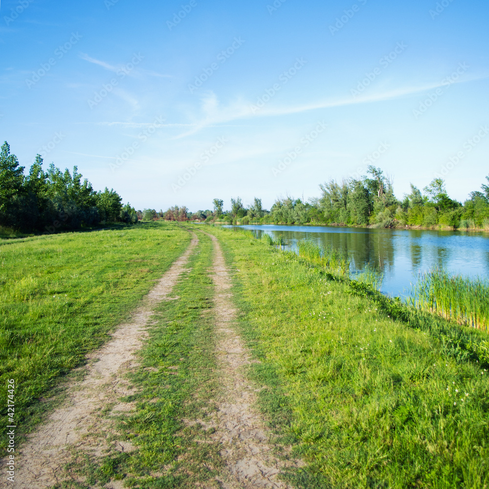 Pathway by the river