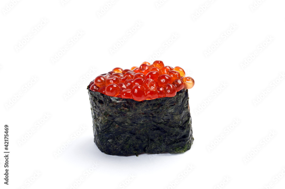 Sushi Gunkan, Ikura, Caviar Sushi Gunkan, Ikura, Caviar