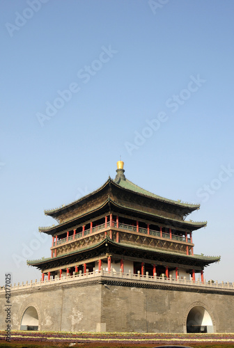 Bell Tower in Xian China