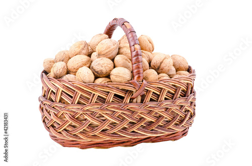 nut in basket