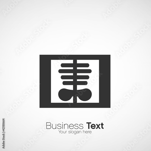 logo design, radio du thorax
