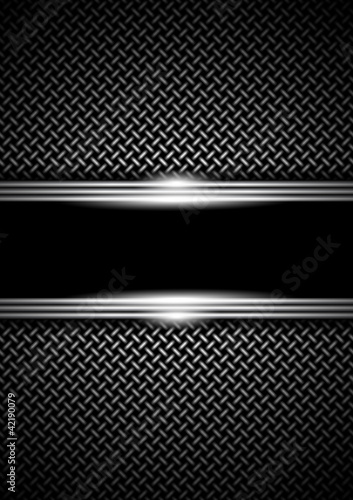 Background with a metal grid