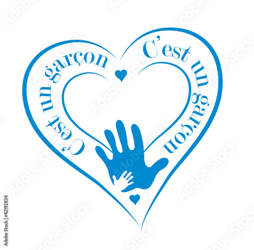 faire part de naissance : c'est un garçon