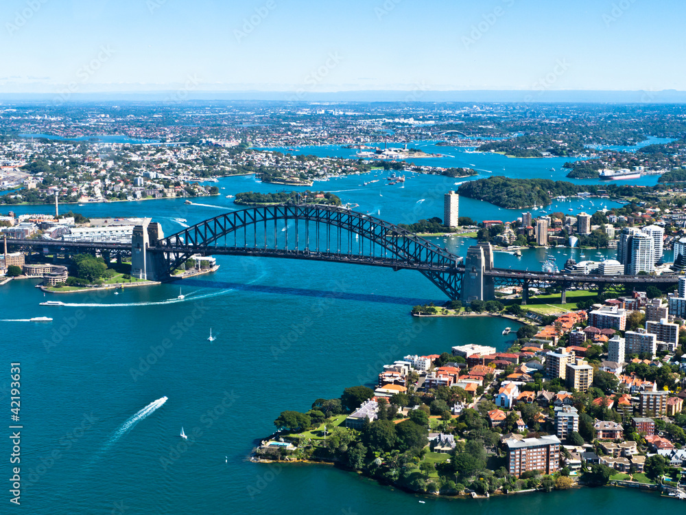 Naklejka premium Sydney Harbour Bridge