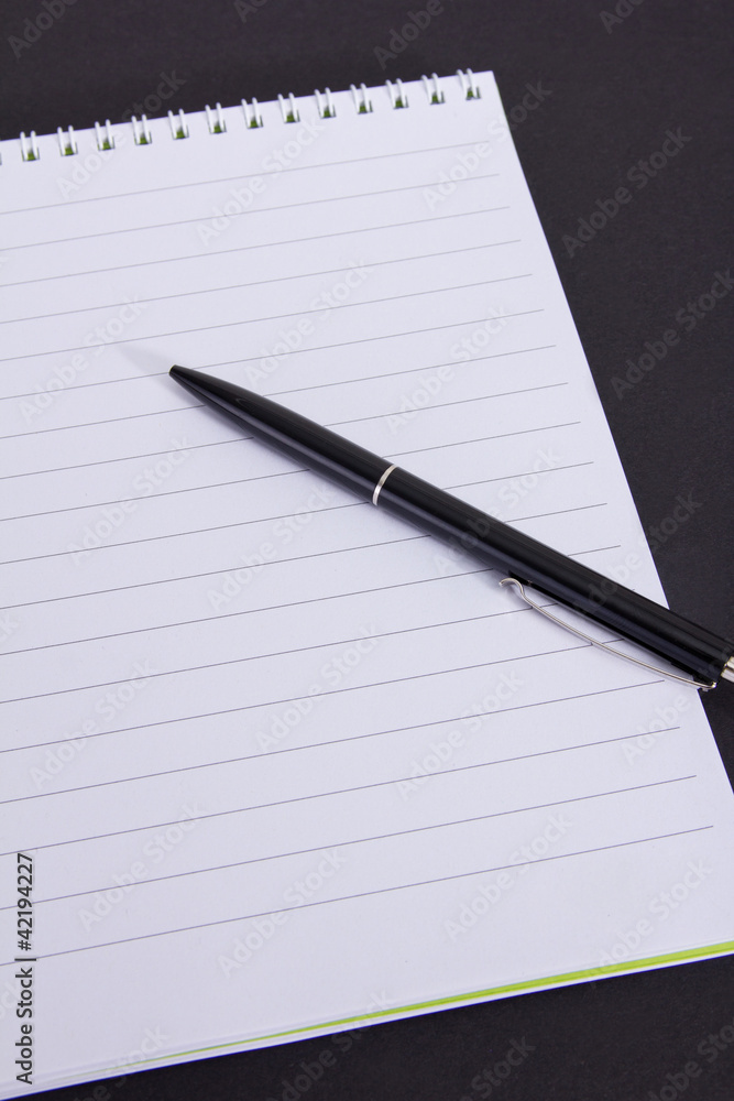 white paper with pen white paper with pen