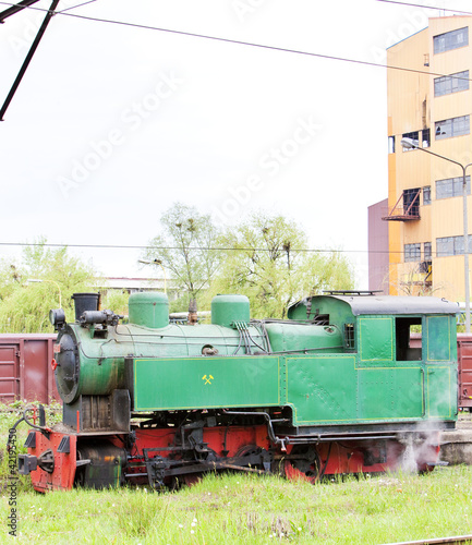 steam locomotive, Kolubara, Serbia photo