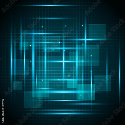 abstract background with bright colorful technology vector