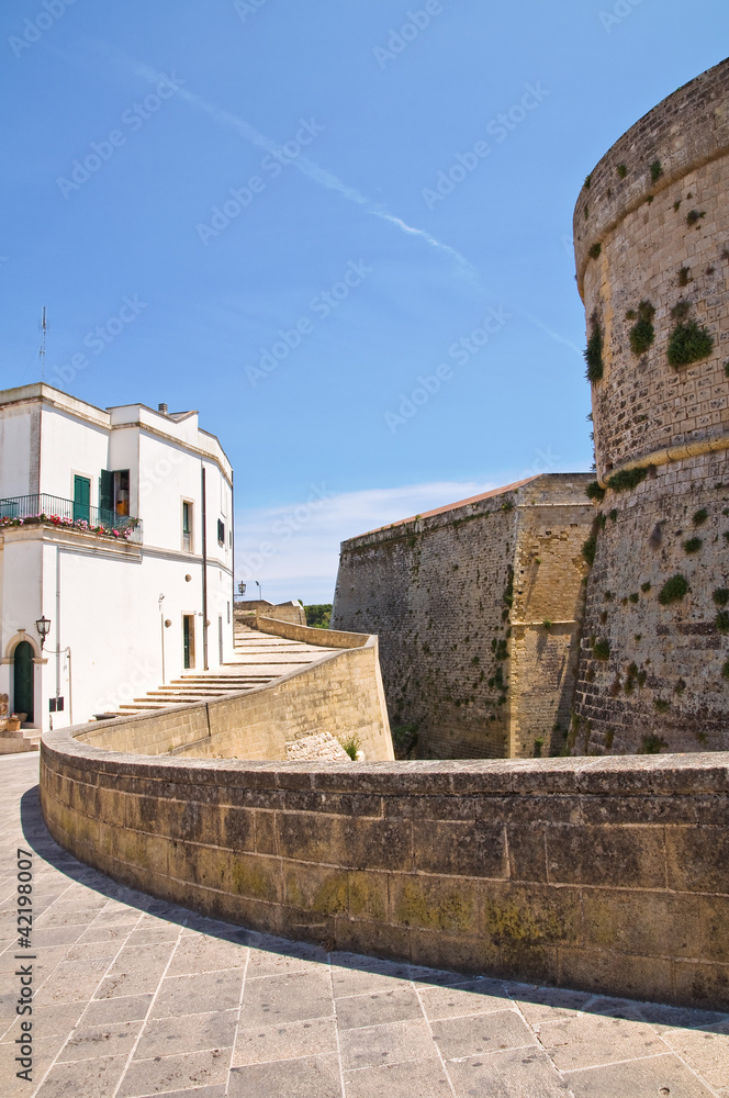 Naklejka premium The Aragonese Castle of Otranto. Puglia. Italy.