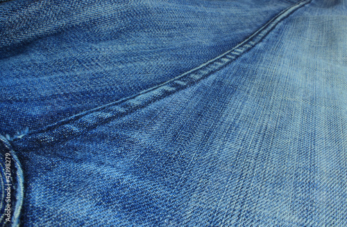 Texture tissu couture de jeans photo