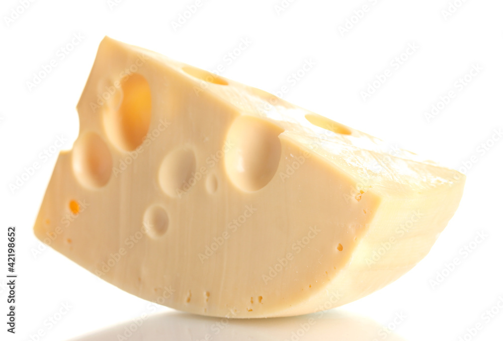 Сheese isolated on white Сheese isolated on white