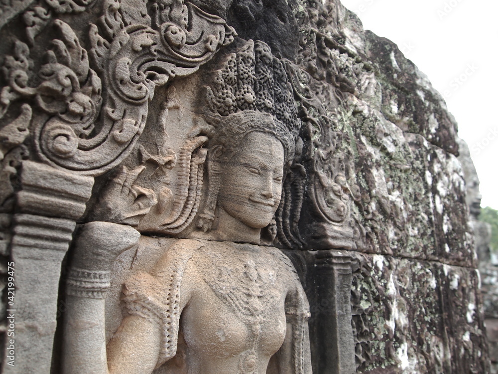 Devata of Bayon Temple - Angkor Thom, Cambodia Devata of Bayon Temple - Angkor Thom, Cambodia