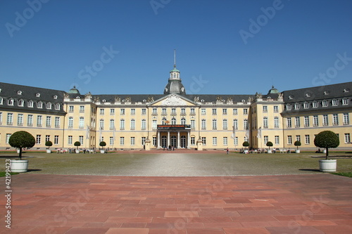 Obraz na płótnie Schloss Karlsruhe w salonie